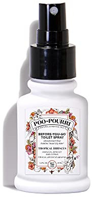 Poo-Pourri Toilet Spray Tropical Hibiscus 41 ml. refreshing blend of hibiscus, apricot and citrus natural essential oils