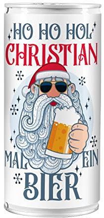 Lustapotheke® Weihnachtsbier mit Namensaufdruck ein Männergeschenk zu Weihnachten