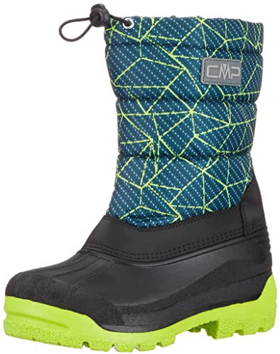 CMP KIDS SNEEWY SNOWBOOTS, Stivali da Neve Unisex - Bambini e ragazzi, Deep Lake-Acido, 38 EU