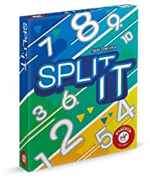 Piatnik 6675 - Split It | Gut geteilt ist halb gewonnen | Kartenspiel | Geschicktes Tippen | Ab 8 Jahren