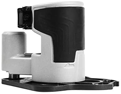 JCB Offset Router Base, Use with 18V JCB Router. Aluminium Base, Offset Distance of 18.5mm for Edge to Bit Centerline, Non-Slip Body Grip