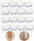 16 protezioni quadrate da 30 x 30 mm, in silicone, per gambe della sedia, tappi per gambe per sgabello per prevenire graffi sul pavimento e ridurre il rumore EUR€799