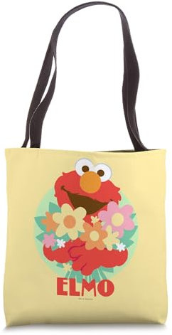 Sesame Street Elmo Flowers For You Tote Bag