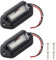 Effitnee Number Plate Lights, 12V-24V Universal License Plate Lamp 6 SMD Step Courtesy Lights For Car Trailer Vehicle Truck UTE Van Caravan Lorry Boat (2Pcs)