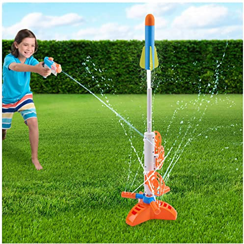 NERF Super Soaker SkyBlast Ziel-Sprinkler für Kinder im Freien Spielen - Sommer Wasserspiele