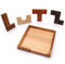 ROMBOL Lutz - EIN besonderes, herausforderndes und originelles Holz-Denkspiel für Erwachsene, Kinder und Knobelfans, Modell:Premium