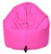 MB MILLINDABAG 2 in 1 Sitzsack für Kinder Jugendliche und Erwachsene Beanbag Sessel Kissen Indoor & Outdoor Gaminggeignet & bereits gefüllt Sitzkissen Bodenkissen (Pink, Durchmesser: 145 cm)
