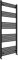 600x1600mm Towel Warmer Flat, Wall Mounted Matte Black Plated Steel Bathroom Towel Rail Radiator, Suitable for Central Heating, Electric and Dual Fuel