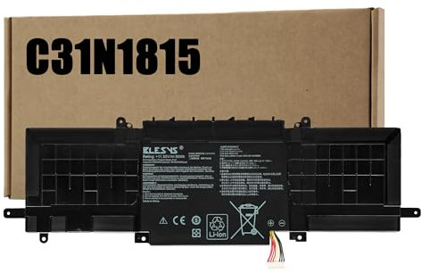 BLESYS C31N1815 Batterie pour ASUS ZenBook 13 UX333F UX333FA UX333FN ux333fa-a3023t RX333FA RX333FN BX333FN PC Portable C31POJ5 0B200-03150000 11,55V 50Wh