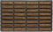 Trendi® Tuff Scrape Door Mat Rubber Coir Wire Brush Mat - Durable and Effective Dirt Trapping - Natural Coco Coir Material - Indoor and Outdoor Use (40 x 60)