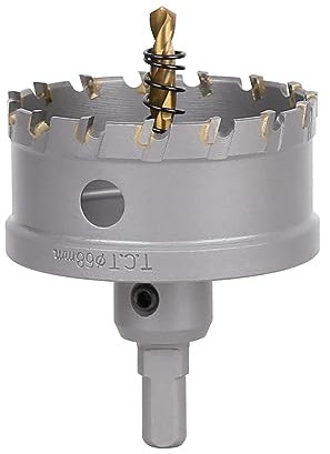 Vearter TCT Hole Saw, 68mm Carbide Bit with Pilot Drill, Cutter for Hard Metal, Stainless Steel, Mild Steel, Aluminium Alloy, Copper, Iron, Plastic and Fiberglass