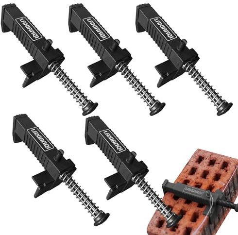 Strumenti per la posa di mattoni – Estrattore di livellamento per mattoni, strumento di misurazione per livellamento, strumento di misurazione per mattoni da parete, clip di montaggio in mattoni per