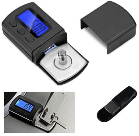 YOYIAG Digitale Tonarmwaage, Digitale Turntable Hohe Präzise 0.01g Stylus Force Messgerät mit Blau LCD Hintergrundbeleuchtung, Digital Tonarmwaage für Tonabnehmer, des Plattenspielers