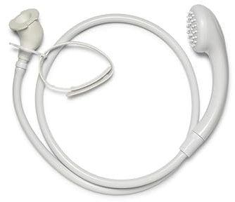 Croydex Secura Bath & Shampoo Spray: Bath Tap Shower Hose Attachment with Flexible Tap Connectors, Rubber Connections for Taps, Shower Attachment for Mixer Tap, Compatible with Round & Oval Taps