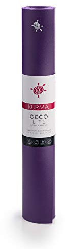 Yogamatte KURMA GECO Lite 4 mm, Farbe: Bloom (violett), Größe: L 185 cm x B 66 cm x H 0,4 cm