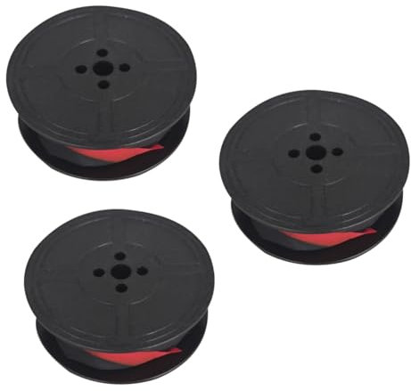 Sewroro 3stücke Farbband Für Rover Typen Von Schreibmaschinen Kompatibel Mit Vielen Modellen Schwarz Und Rot Langlebig Und Klaren Druck Geeignet Für Mechanische Typen