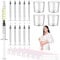 50 Pcs Colostrum Collector Kit 1ml Breast Milk Collector Milk Catcher with 4 Measuring Cup and 54 Stickers Colostrum Collection Gift Set Colostrum Harvesting Kit for Breastfeeding