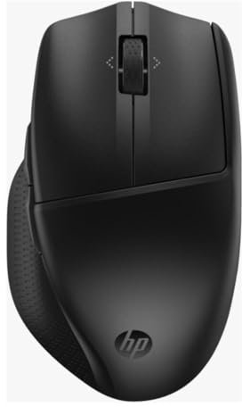 HP 480 Comfort - Ratón inalámbrico Bluetooth, hasta 3 Dispositivos, 6 Botones programables, 4000ppp, autonomía 24 Meses, Windows/macOS, Negro