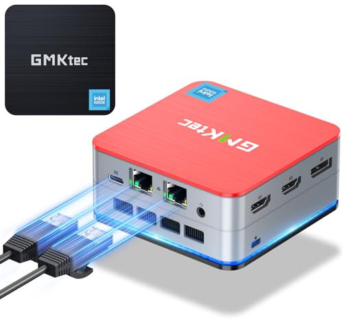 GMKtec G2 Plus Mini PC Intel Twin Lake N150 (Upgraed N100, Beat N100/N95) fino a 3,6GHz, Mini Computer 12GB LPDDR5 RAM 256GB SSD USB3.2 * 3/WiFi 6/BT5.2/2*HDMI/1*DP/1*RJ45/TF Card Slot/Micro PC