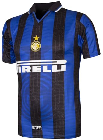 Inter Maillot de Football rétro 98 1997-98 Unisexe Adulte
