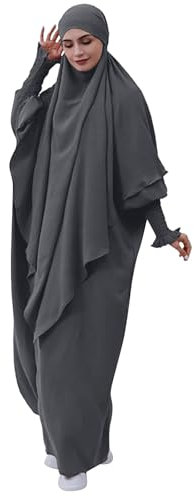 Bauzuoyo Damen Hijab, Dubai Nahen Osten Türkei Arabische Schal Tuch Hijab, Khimar, Abaya, Weich, Gemütlich, Islamische Halstuch