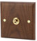 Antiker Kippschalter, Holzpaneel-Schalter, Retro-Einzel-Kipp-Lichtschalter, Holz-Walnuss-Wandpaneel, Flacher Kippschalter