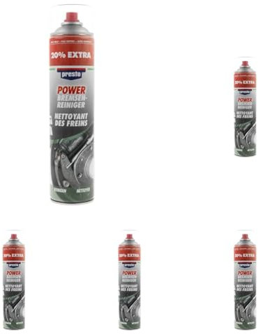 Presto 307287 Power Bremsenreiniger 600 ml (Packung mit 5)