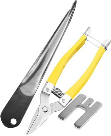 DIYEAH Drachenmuster Hebelwerkzeug Set 18.6X5X1Cm Korb Reparatur Werkzeug Mit Hebelmesser Und Schere Für Rattanmöbel Und Weidenkorb Flechten Und Reparieren