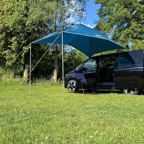 freizeitschmiede Advan Teardrop Markise – Tragbares Sonnensegel für SUV, Van, Wohnmobil und Wohnwagen