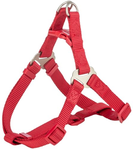 Trixie Premium One Touch Dog Harness, 40 - 50 cm x 15 mm, Red