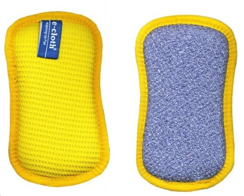 E-Cloth Washing Up Pad 3 Pack Kitchen Sponge Scour Scrubber Microfiber