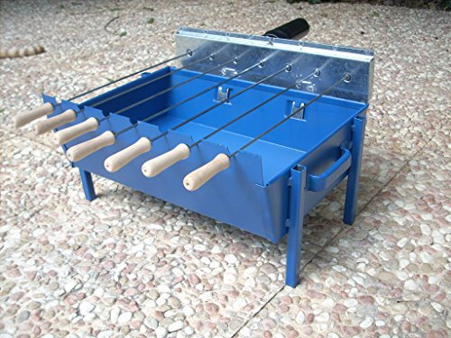 Food From Cyprus Asador de carbón pequeño griego chipriota (Foukou)