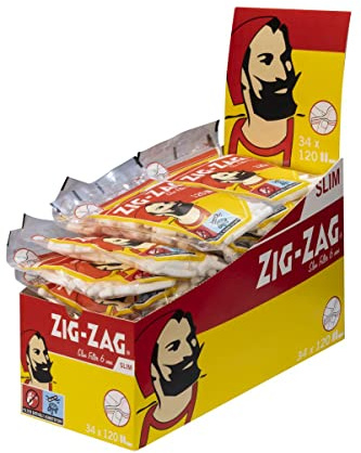 Unbekannt Zig-ZAG Slim Filter 6mm Zigarettenfilter 2 Boxen (68x 120)