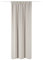 JEMIDI Vorhang Blickdicht 140x245cm - Gardine mit Kräuselband Universalband - 100% Polyester Schal lang für Wohnzimmer Schlafzimmer - Creme