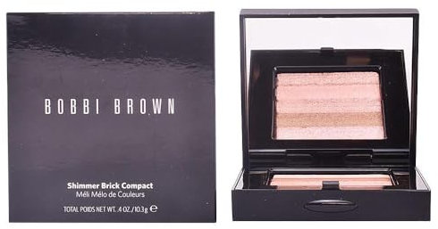 Bobbi Brown Makeup Wangen Schimmer Brick Nr. 11 Pink Quartz 10 g Palette in Pink mit Schimmerndem Finish und Leichter Abdeckung für Cheekbones
