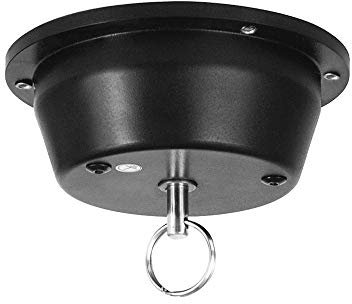 BeamZ MBM220 - Motor Antrieb für Discokugel, kabelgebundener Spiegelkugel Motor, Drehmotor für Discokugeln, leiser Antriebsmotor für Deckenmontage, Discokugel Zubehör, Party Gadgets
