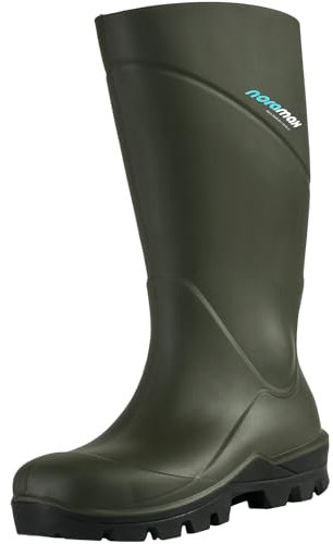 Nora Megamax II, Stivali di Sicurezza in Gomma Unisex-Adulto, Verde (Grün 046), 49 EU