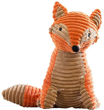 ProdBuy Orange Fabric Fox Door Stop 1.5kg Animal Weighted Stopper Gift for Home