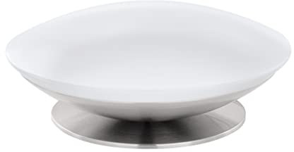 EGLO connect LED Tischlampe Frattina-C, 1 flammige Tischleuchte, Nachttischlampe aus Stahl und Kunststoff in Nickel-Matt, Weiß, Farbtemperaturwechsel (warm - kalt), RGB, dimmbar, Lampe mit Schalter