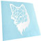 Kiwistar - Autoaufkleber - Polygon Fuchs Figur Tier Art - Weiss - 16x10cm - Heckscheibe Auto Aufkleber wetterfest für Kfz LKW Mofa Truck - Sticker außen selbstklebend Tuning Zubehör für Fenster