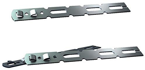 PATTE DE FIXATIONS POUR MENUISERIES A LA MACONNERIE POUR PORTE OU FENETRE Patte de fixation en acier galvanisé L. 220 mm l. 25 mm Ep. 1,5 mm