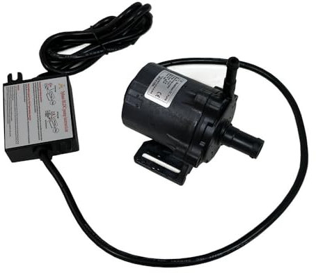 SHYSKY Leistungsstarke 24 V DC Micro Brushless Wasserpumpe DC50H-24200S, hohe Anhebung 20 m 80 W, Förderleistung 600 l/h, Mini-Tauchwasserpumpe