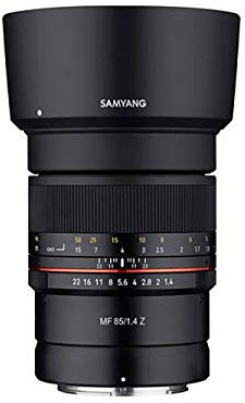Samyang Objectif télépoto Haute Vitesse étanche F1.4 pour appareils Photo Nikon Z- sans Miroir 85 mm