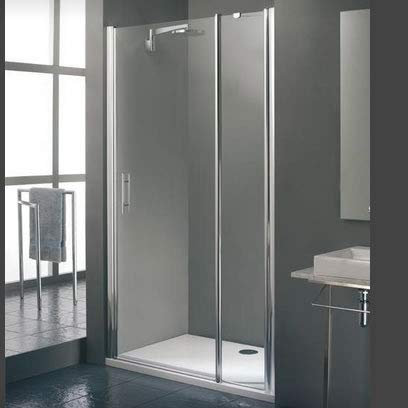 BOX DOCCIA MEGIUS LCQ1008D/P PARETE FISSA LATO DESTRO TRASPARENTE BRILLANTE CM.79,5-82X190