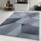 Carpetsale24 Designer Teppich Modern Abstrakt Gemustert – Grau und Schwarz – Wohnzimmerteppich für modernen Stil und Komfort, Größe 200x290 cm – Pflegeleicht, Weicher Flor, Ideal für Wohnzimmer