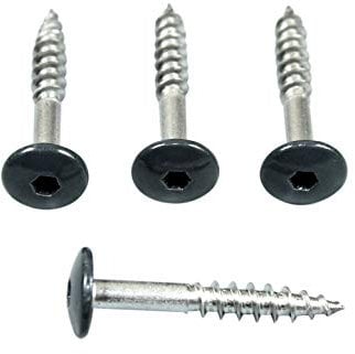 SN-TEC Fassadenschrauben Rostfrei Edelstahl V4A 5,5 x 55 mm, Anthrazit Pulverbeschichtet RAL 7016 mit Torx T20 Aufnahme (Mengenauswahl möglich) (10) (50)