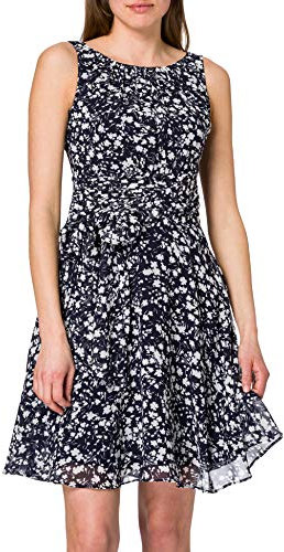 ESPRIT Collection Damen Kleid 991eo1e304, Navy, 40