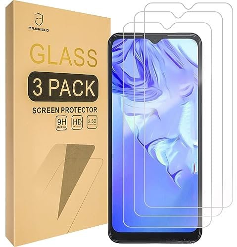 Mr.Shield Screen Protector For TCL 30E / TCL 305 / TCL 306 [Tempered Glass] [9H Hardness] [3-Pack] Screen Protector