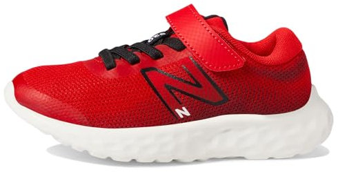 New Balance 520v8 Bungee Lace Sneaker, Red, 43 EU