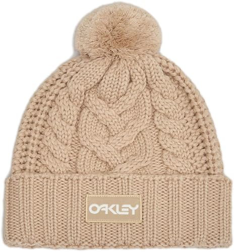 Oakley Damen Harper Pom Beanie-Mütze, Humus, Einheitsgröße